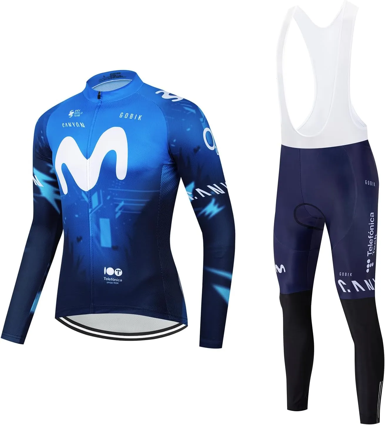 Cycling Jersey Men Set Bib Shorts Set Summer Mountain Bike Bicycle Suit Anti-UV Bicycle Team Racing Uniform Clothes
