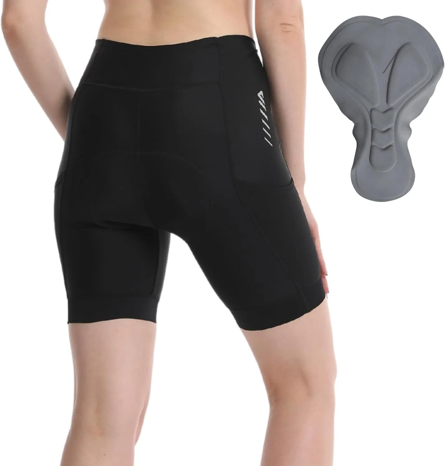 Cycling Shorts Women Padded Bike Shorts Womens with Padding 3D Gel Pad Bicycle Biking Cargo High Waist Ergonomic