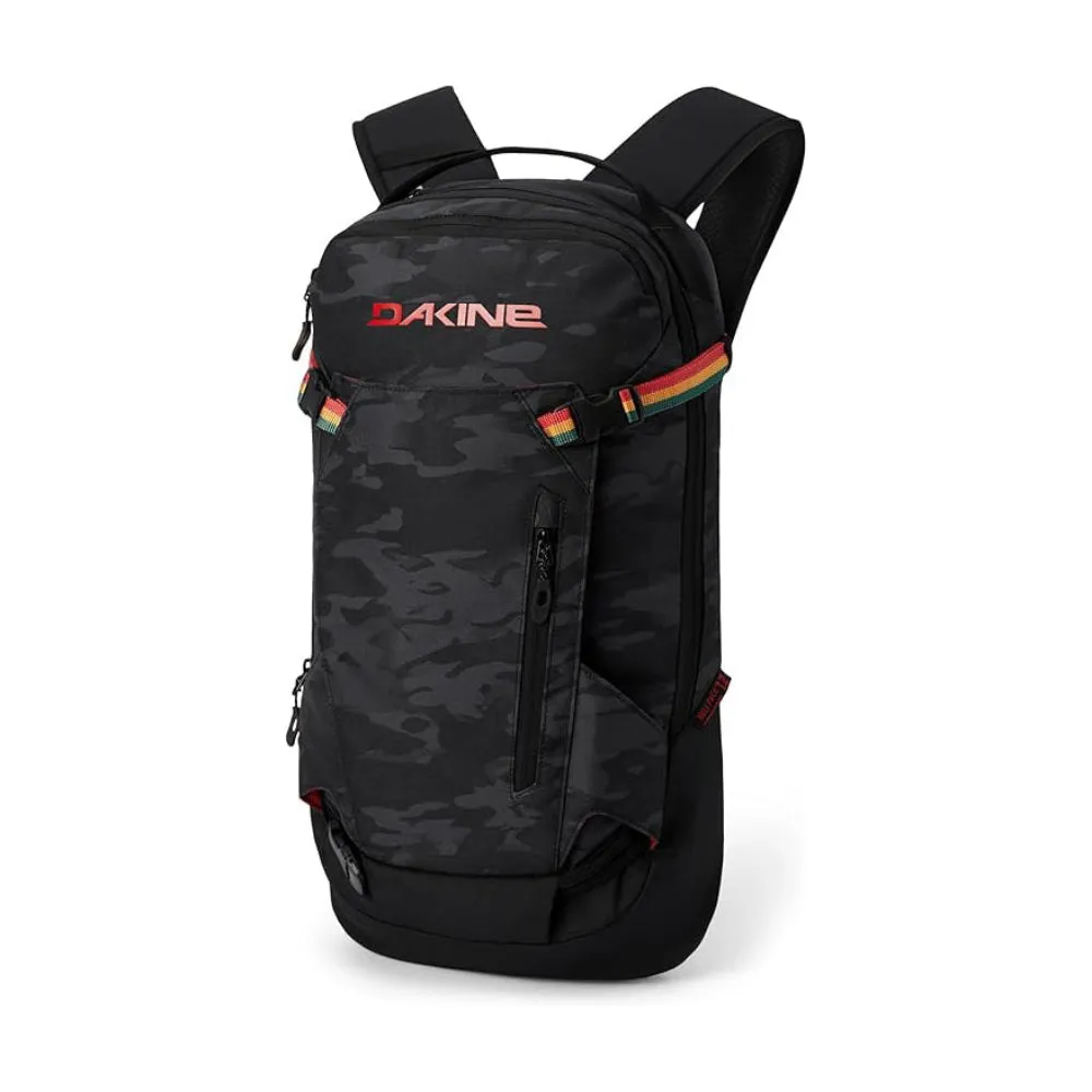 Dakine Men's Black Vintage Camo 12L One Size Heli Backpack - 10004394-BLACKVINTAGECAMO