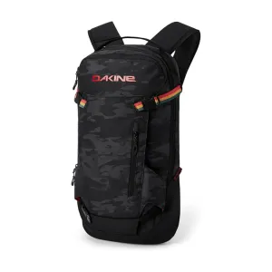 Dakine Men's Black Vintage Camo 12L One Size Heli Backpack - 10004394-BLACKVINTAGECAMO