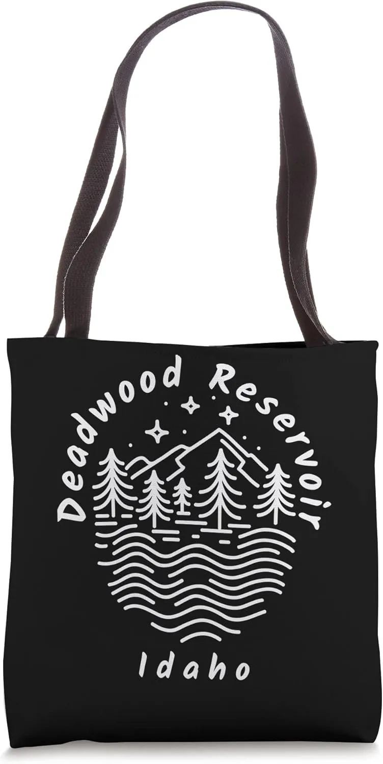 Deadwood Reservoir Idaho Tote Bag