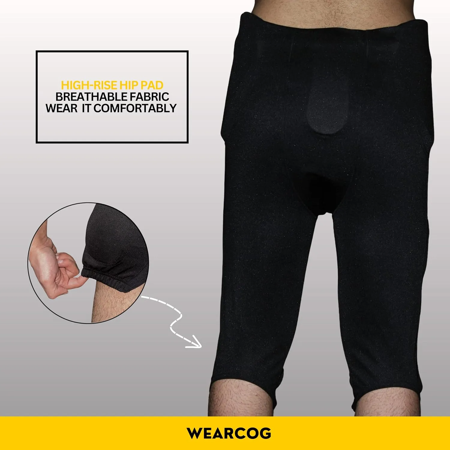 Deluxe Integrated Football Pants | 7 Padded Double Knit Practice Football Pants with Built-in Pads