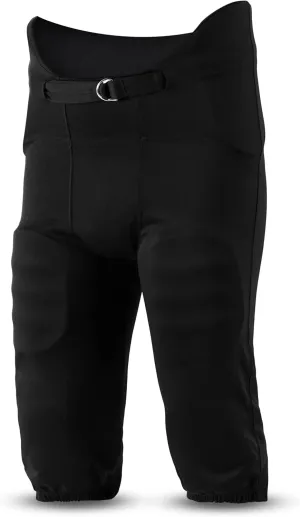 Deluxe Integrated Football Pants | 7 Padded Double Knit Practice Football Pants with Built-in Pads