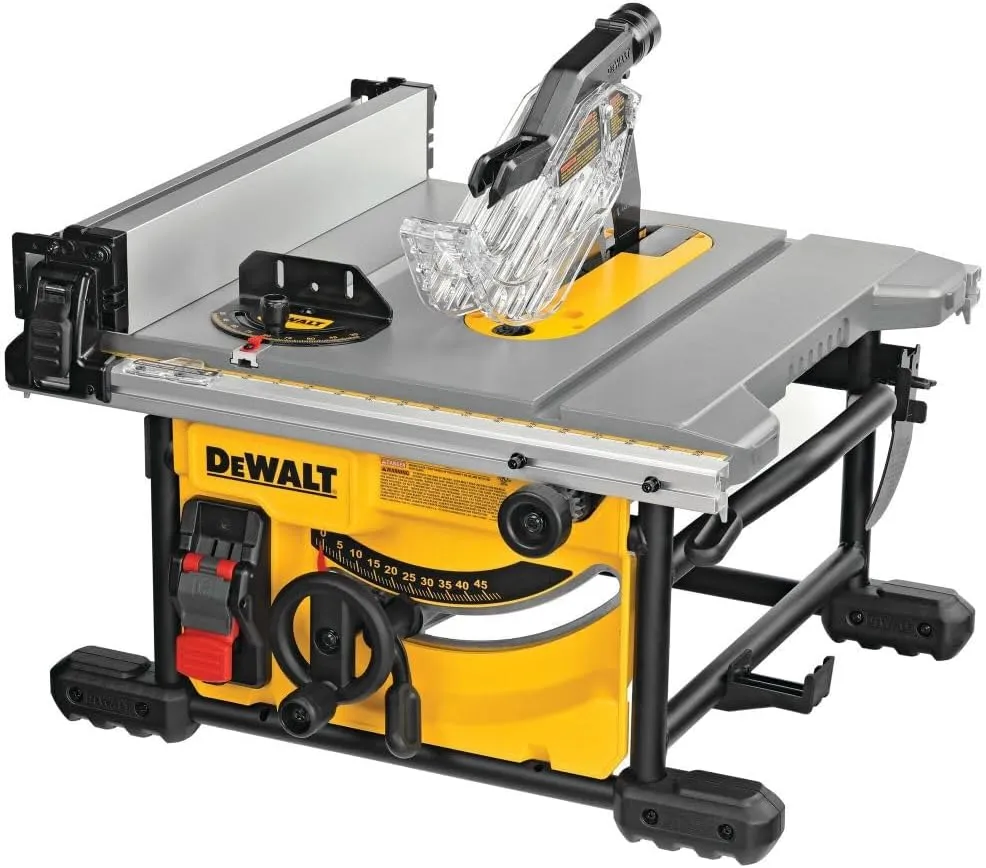 DEWALT 15 Amp 8-1/4 in. Compact Portable Jobsite Table Saw (DWE7485)