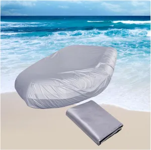 Dinghy Covers 7 Sizes Boats Covers UV Resistant Dinghy Covers for Small Inflatable and Rigid Inflatable Boats,520 * 210 * 46cm