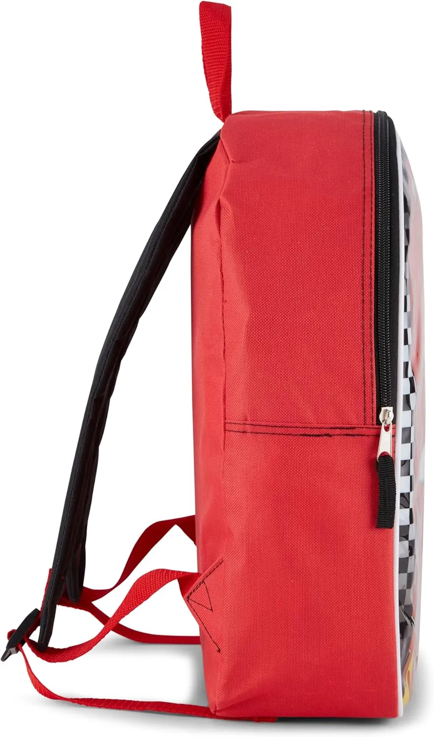 Disney Cars Backpack for Kids 15” | Cars Bookbag for Boys | Padded Straps & Large Zip Compartment | Lightning McQueen Backpack Cars Back to School Supplies
