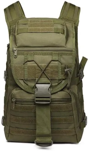 Double Shoulder Backpack Outdoor Double Shoulder Backpack Swordfish Bag Camouflage Tactics Men and Women Leisure, green