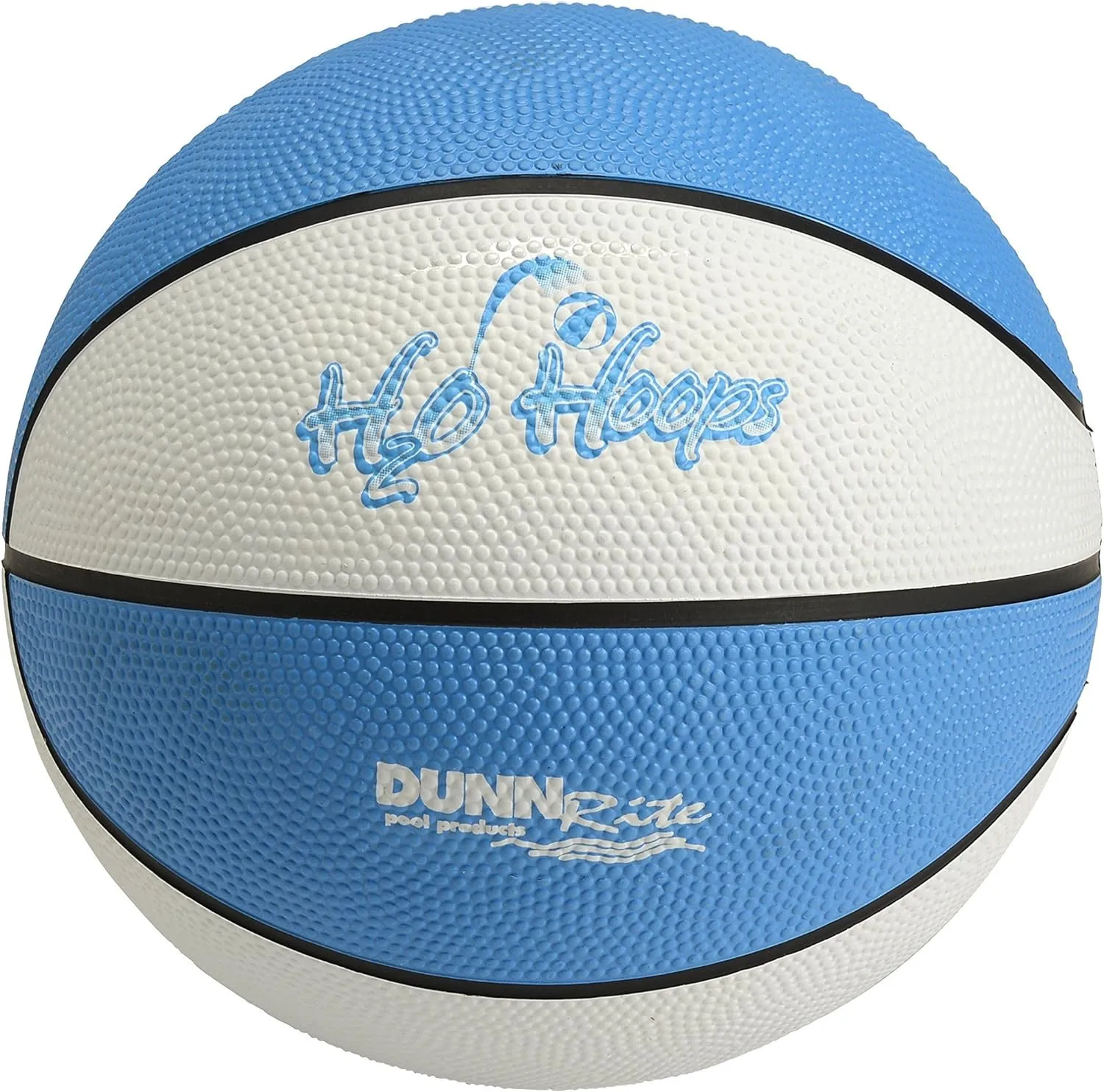 DUNNRITE Products 7.75" Diameter H2O Hoops Midsize Blue B140 Pool and Lake Water Basketball, Waterproof