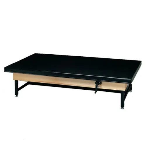 Economy Hi-Lo Manual Crank Mat Table – 3' x 7' x 2'' Top
