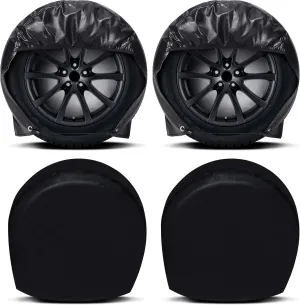 EcoNour Spare Tire Cover for RV Trailer,Jeep,Wrangler,Liberty,Rav4,SUV Tire Diameter 29"- 31" | Waterproof Wheel Cover Protects from Rain, Sun and Reduces Tire Aging