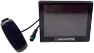 Electric Bike LCD Display Meter KING-METER K5242 Ebike Display Conversion Kit LCD Display with 5-Pin Male Waterproof Connector