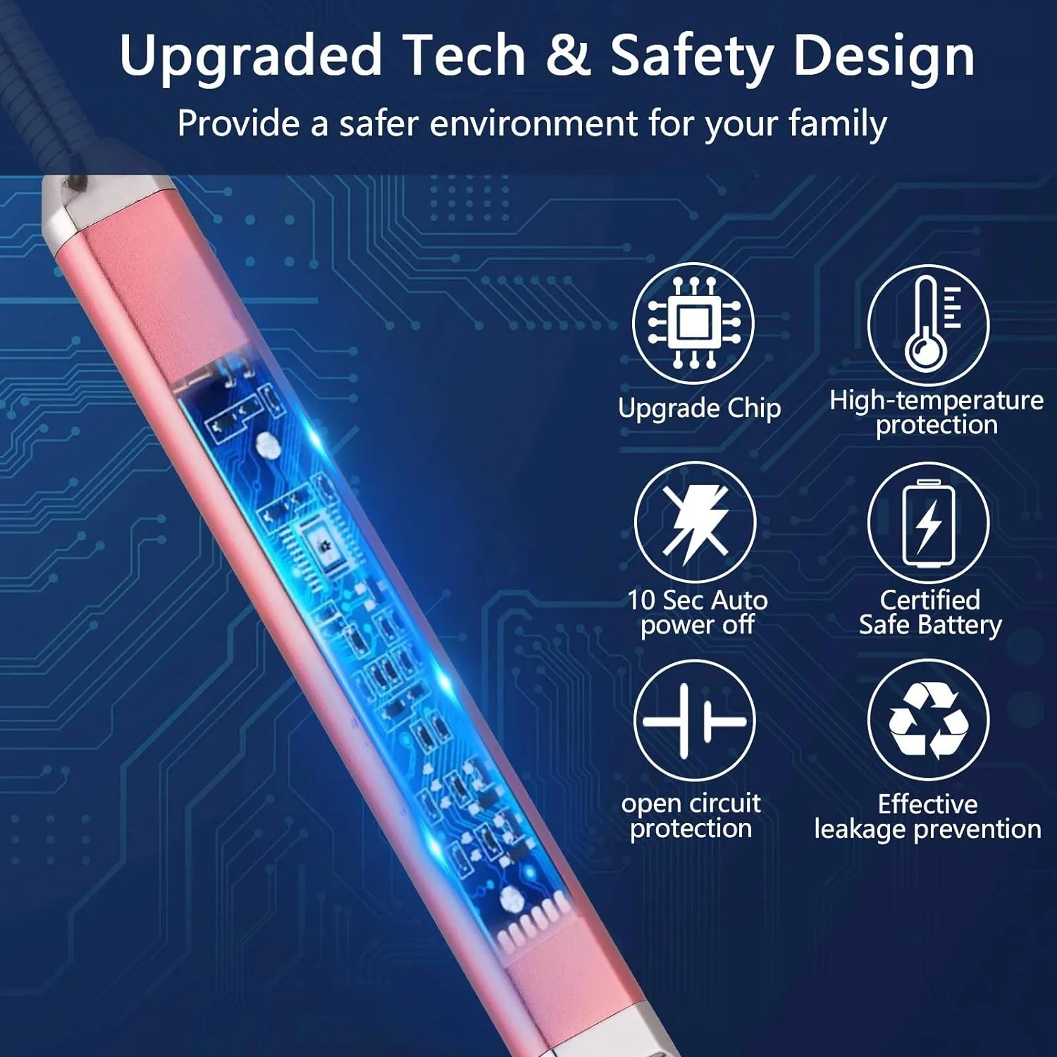 Electric Candle Lighter Birthday Mother‘s Day Gifts for Mom from Daughter Son, USB Arc Rechargeable Windproof Long Lighter for Candle, Gift for Mom Women Men Wife Sister