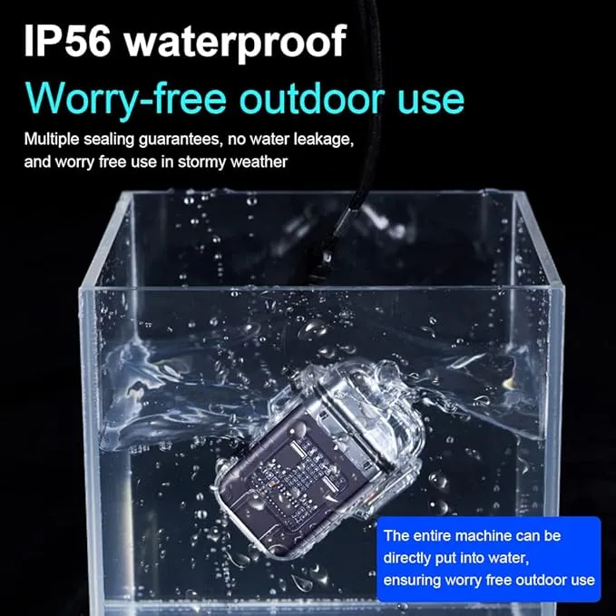 Electric Lighter Rechargeable Waterproof IP56 System Dual Arc Lighter with Flashlight LED Batterry Indicator Outdoor Windproof Lighter with Lanyard for Camping Survival Emergency