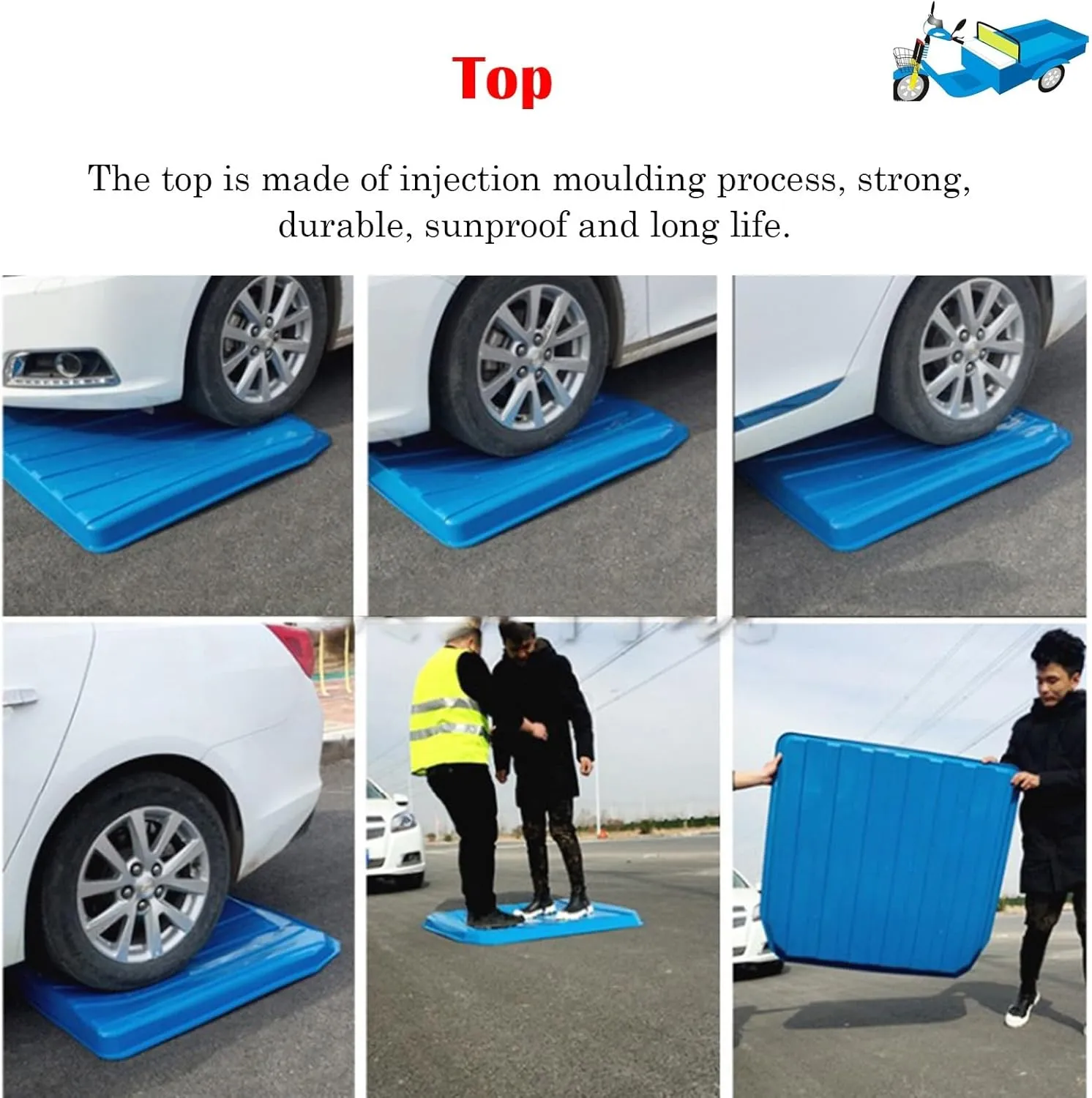 Electric Tricycle Protective Cover for Rain Sun Snow Proof, Sanbengzi Cover with Wipers & Reflective Strips, Easy to Install Tricycle Frame Canopy(Red,31.5inch/80cm Wide)