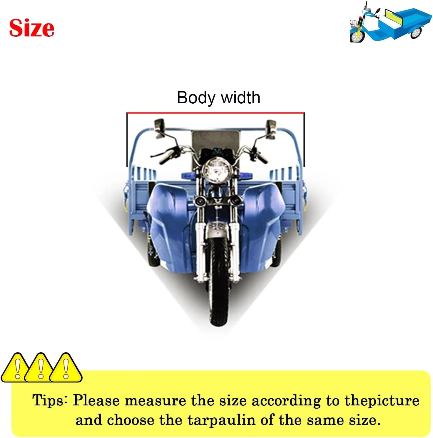 Electric Tricycle Protective Cover for Rain Sun Snow Proof, Sanbengzi Cover with Wipers & Reflective Strips, Easy to Install Tricycle Frame Canopy(Red,31.5inch/80cm Wide)