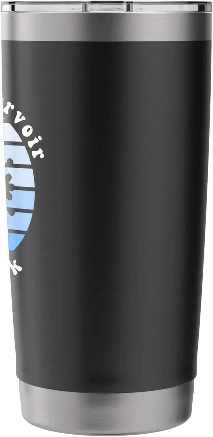 Elkhead Reservoir State Park Colorado Snowflake Christmas Stainless Steel Insulated Tumbler