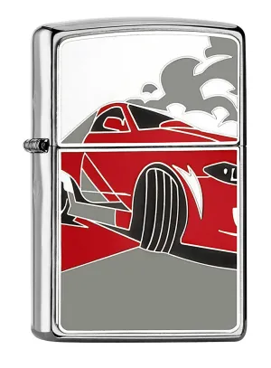 Emblème de la voiture de course