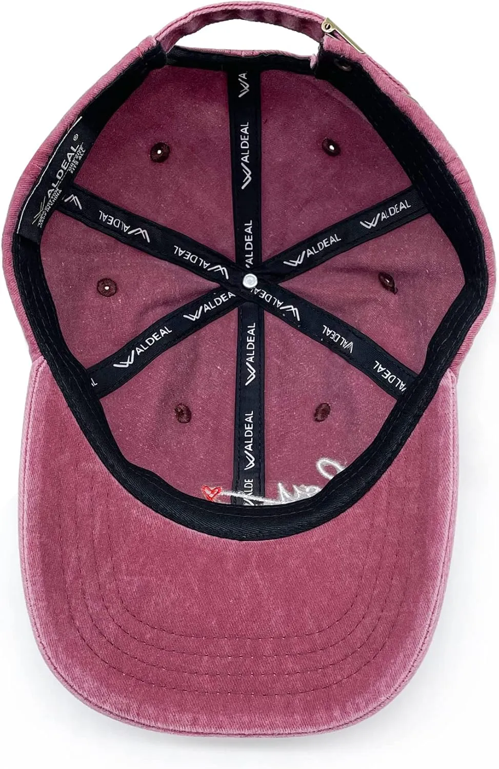 Embroidered Camping Hair Don't Care Hat Adjustable Washed Baseball Cap for Women Men