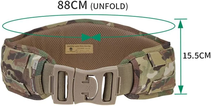 emersongear Padded Molle Waist Belt for Military Hunting Hiking Airsoft Paintball