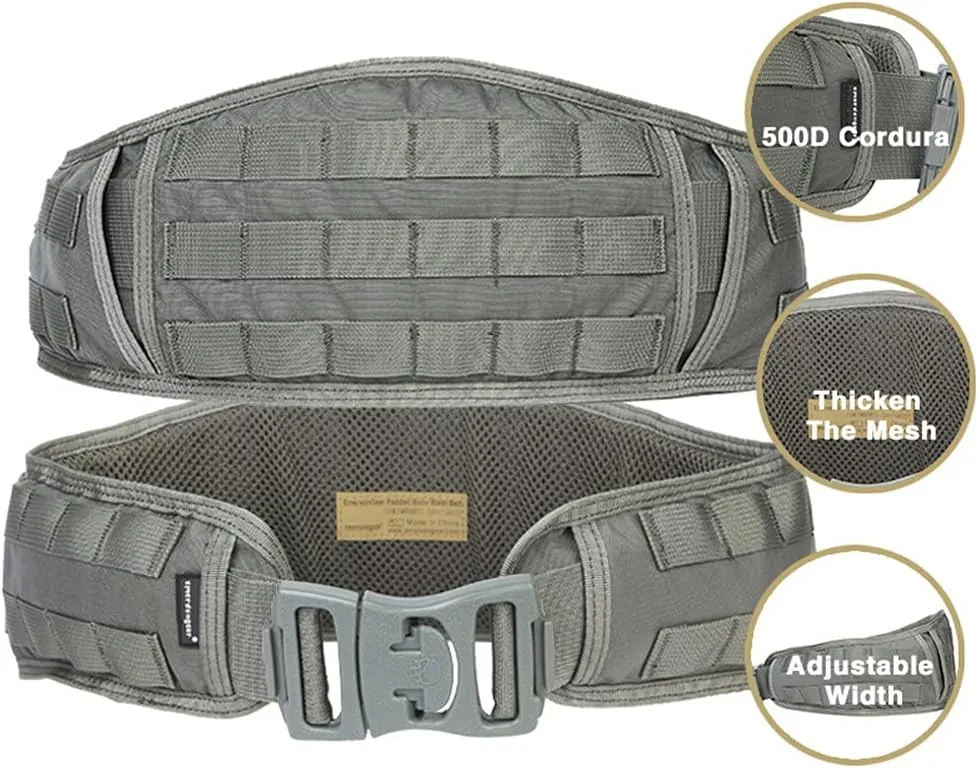 emersongear Padded Molle Waist Belt for Military Hunting Hiking Airsoft Paintball