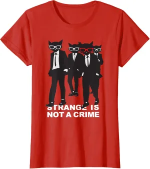 Emily The Strange Strange Is Not A Crime T-Shirt
