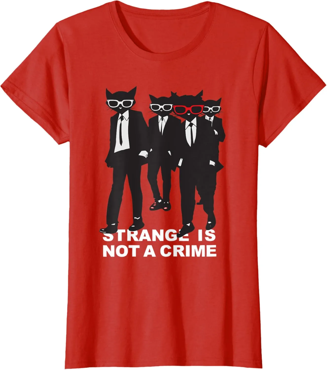 Emily The Strange Strange Is Not A Crime T-Shirt