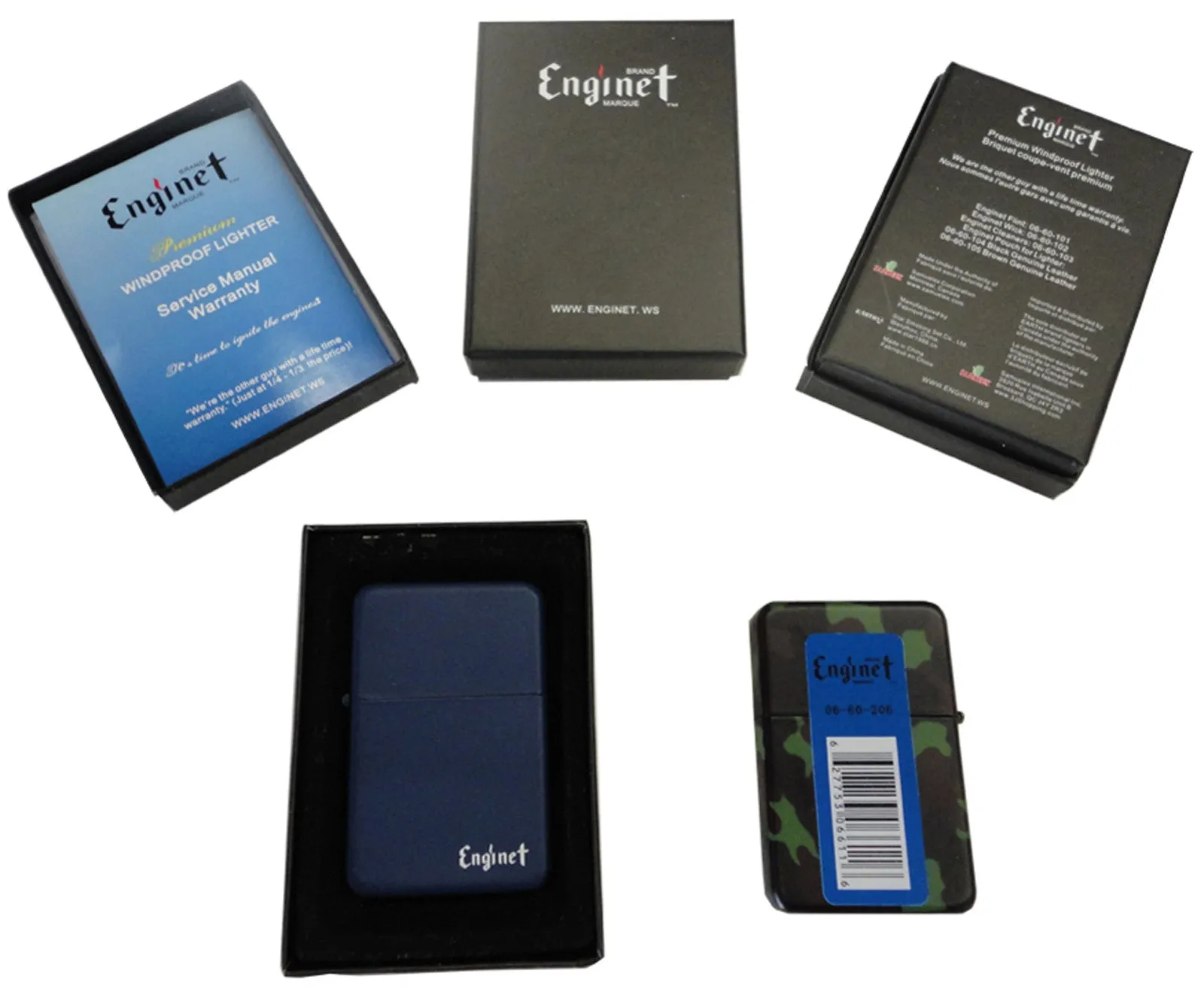 Enginet brand windproof oil lighter 06-60-312