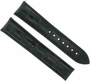 Ewatchparts 18mm Leather Watch Band Strap Compatible With 39mm Omega Speedmaster Reduced 3539.50 Black