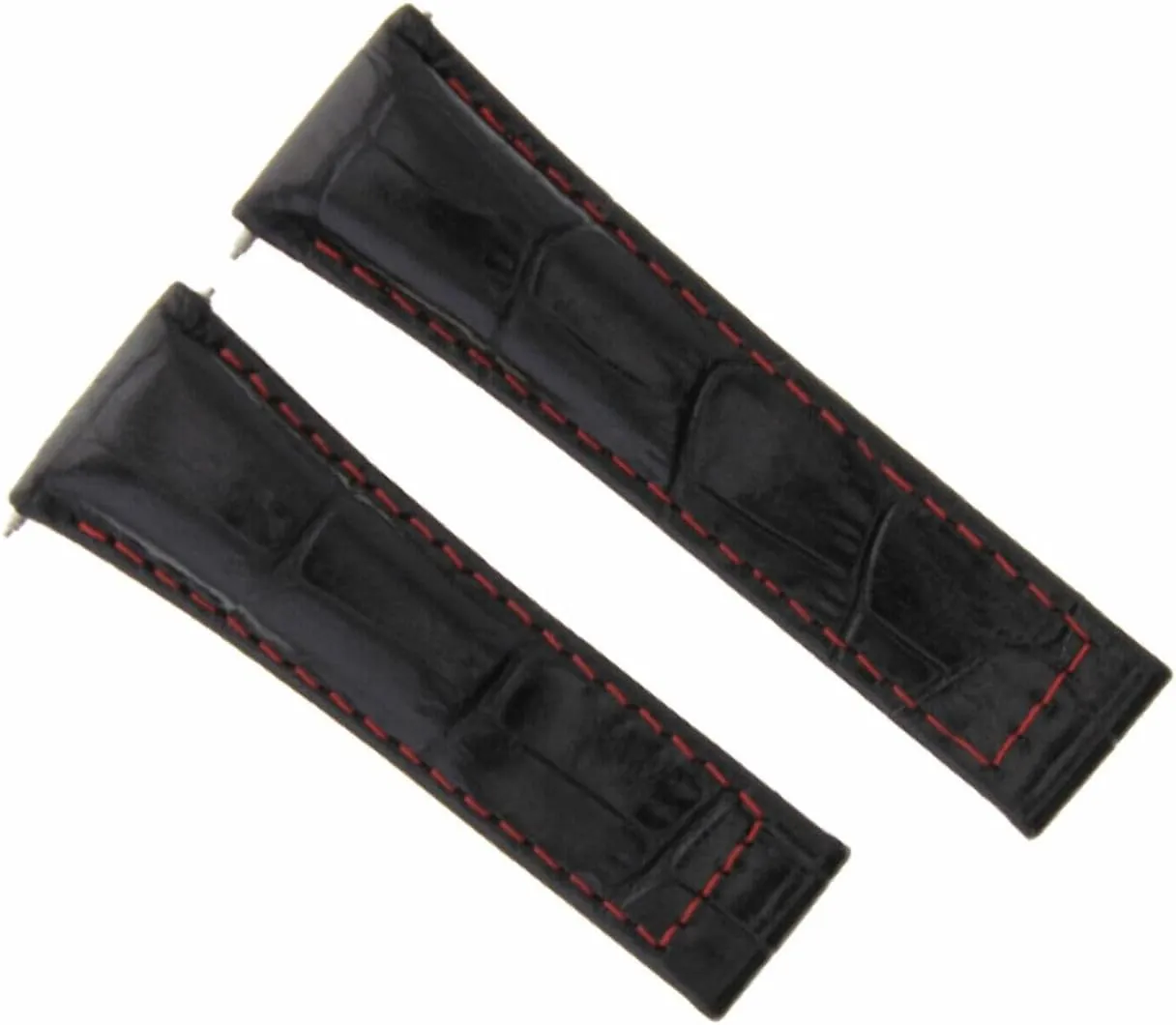 Ewatchparts 20mm Leather Watch Band Strap Compatible With All Rolex Daytona Watch Short, Regular, Long