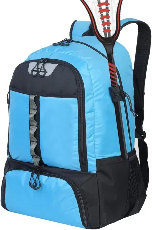 Extra Large Lacrosse Bag Backpack-20/23 Inch Lacrosse Backpack Holds All Lacrosse or Field Hockey Equipment-Two Stick Holders and Separate Cleats Compartment