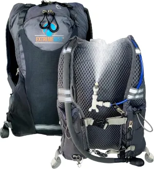ExtremeMist 2 Liter Misting Hydration Backpack – Personal Water Mister & Drinking Backpack | 2 Liter Water Reservoir | Keep Cool & Hydrated for Hiking, Cycling, Running, Climbing, & Biking