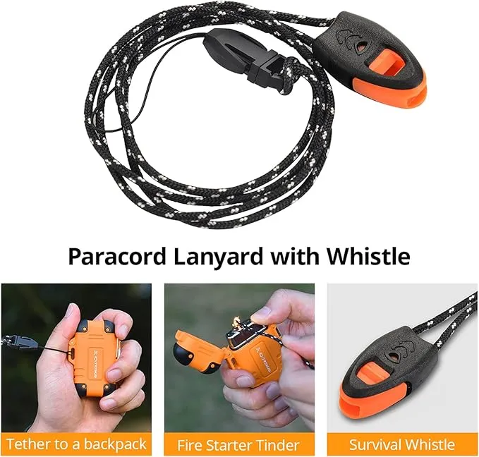 Extremus Blaze 360 Lighters, Rechargeable Electric Lighters, Dual Arc Lighter, Plasma Lighters, Waterproof & Windproof Lighter, USB Flameless Lighter for Camping, Hiking, Outdoor Adventures