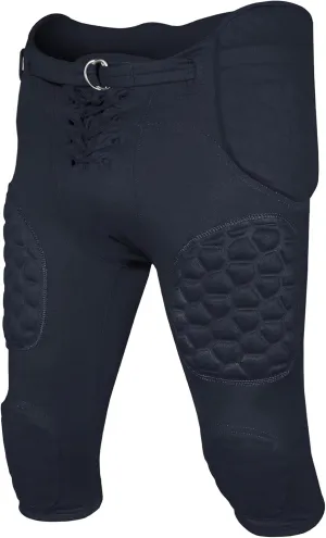 Exxact Sports Rebel Youth Football Pants with Built in Pads, Lightweight Integrated Football Practice Pants with Lace-up Fly