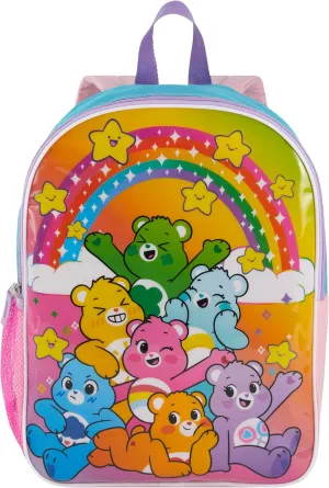 Fast Forward Care Bears 15' Backpack for Girls | Padded Straps & Large Zip Compartment | Back to School Supplies