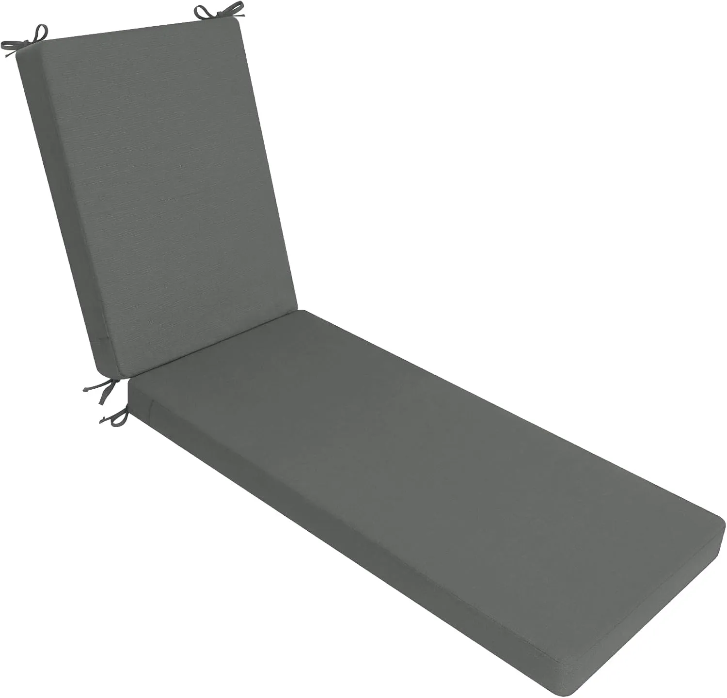 Favoyard Outdoor Lounge Chair Cushion 72x21x3 in Rainproof Color Fade-Resistant & Removable Cover Patio Chaise Lounge Cushion with High Resilience Insert Straps Hidden Zipper for Pool Lounge Chairs