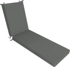 Favoyard Outdoor Lounge Chair Cushion 72x21x3 in Rainproof Color Fade-Resistant & Removable Cover Patio Chaise Lounge Cushion with High Resilience Insert Straps Hidden Zipper for Pool Lounge Chairs