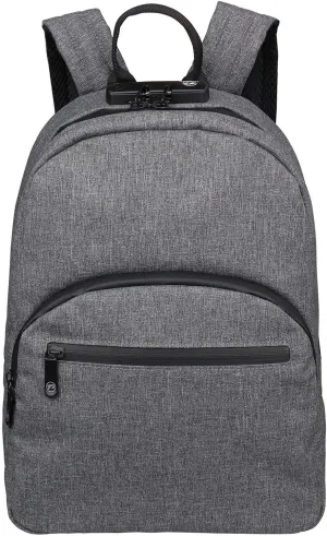 FIREDOG Mini Smell Proof Backpack with Lock, Smell Proof Bag for Men Women Travel (Grey)
