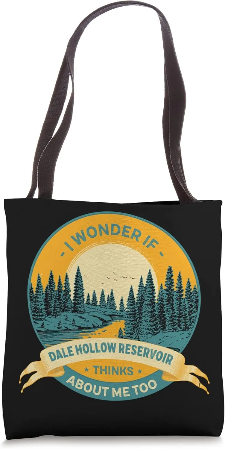 Fishing Boating Camping Lake Vacation Dale Hollow Reservoir Tote Bag