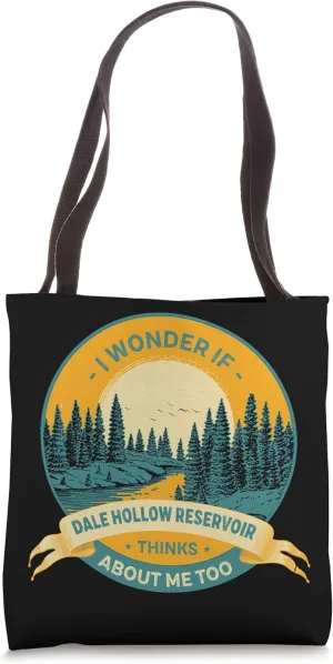Fishing Boating Camping Lake Vacation Dale Hollow Reservoir Tote Bag