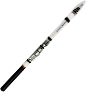 Fishing Poles Telescopic Rock Fishing Rod 3.0M Carbon Fiber Mini Travel Ultra Light Fishing Rod Telescopic Fishing Rod(White)