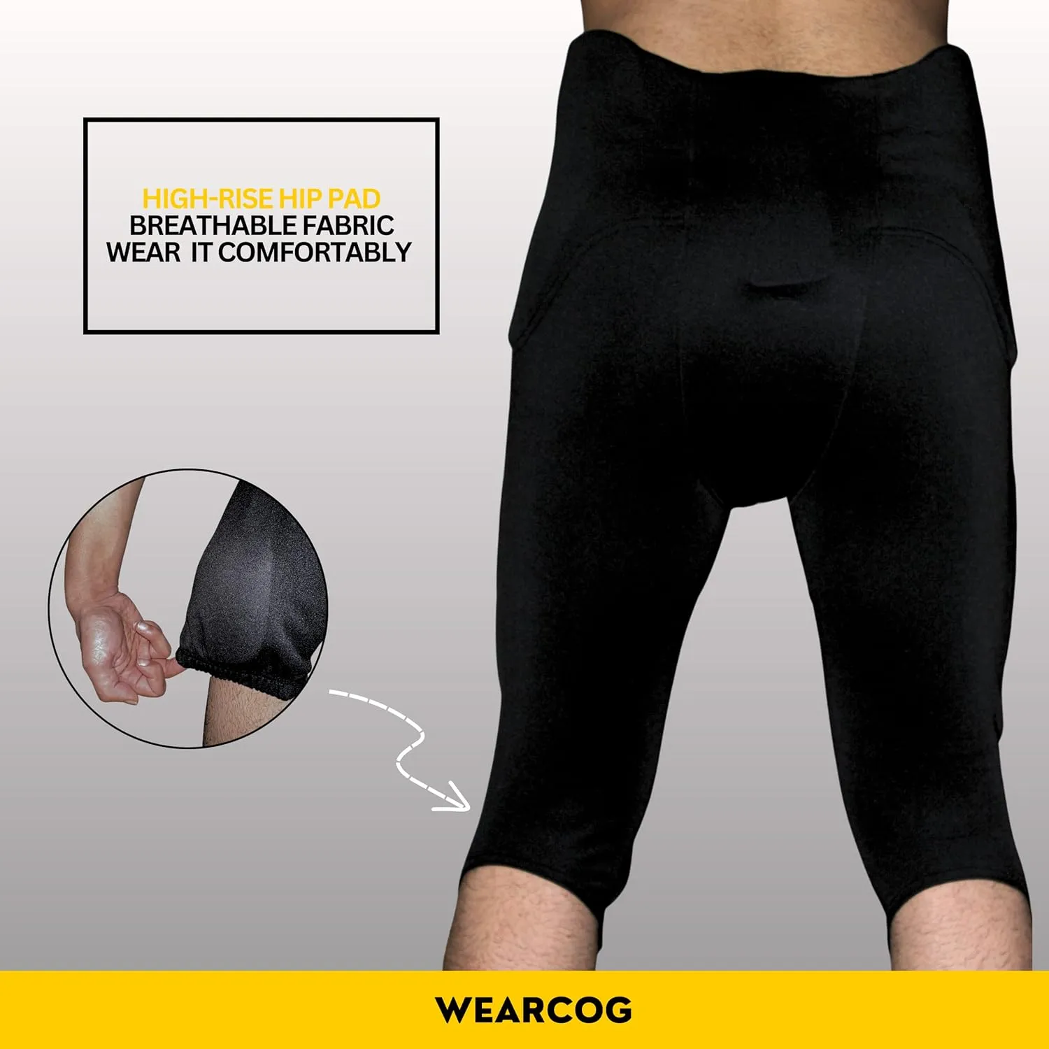 Flex Adult Integrated Football Pants | 7 Padded Practice Football Pants with Built-in Pads