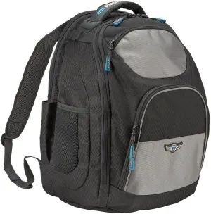 Flight Gear Tailwind Black and Gray Backpack for Pilots and Travelers