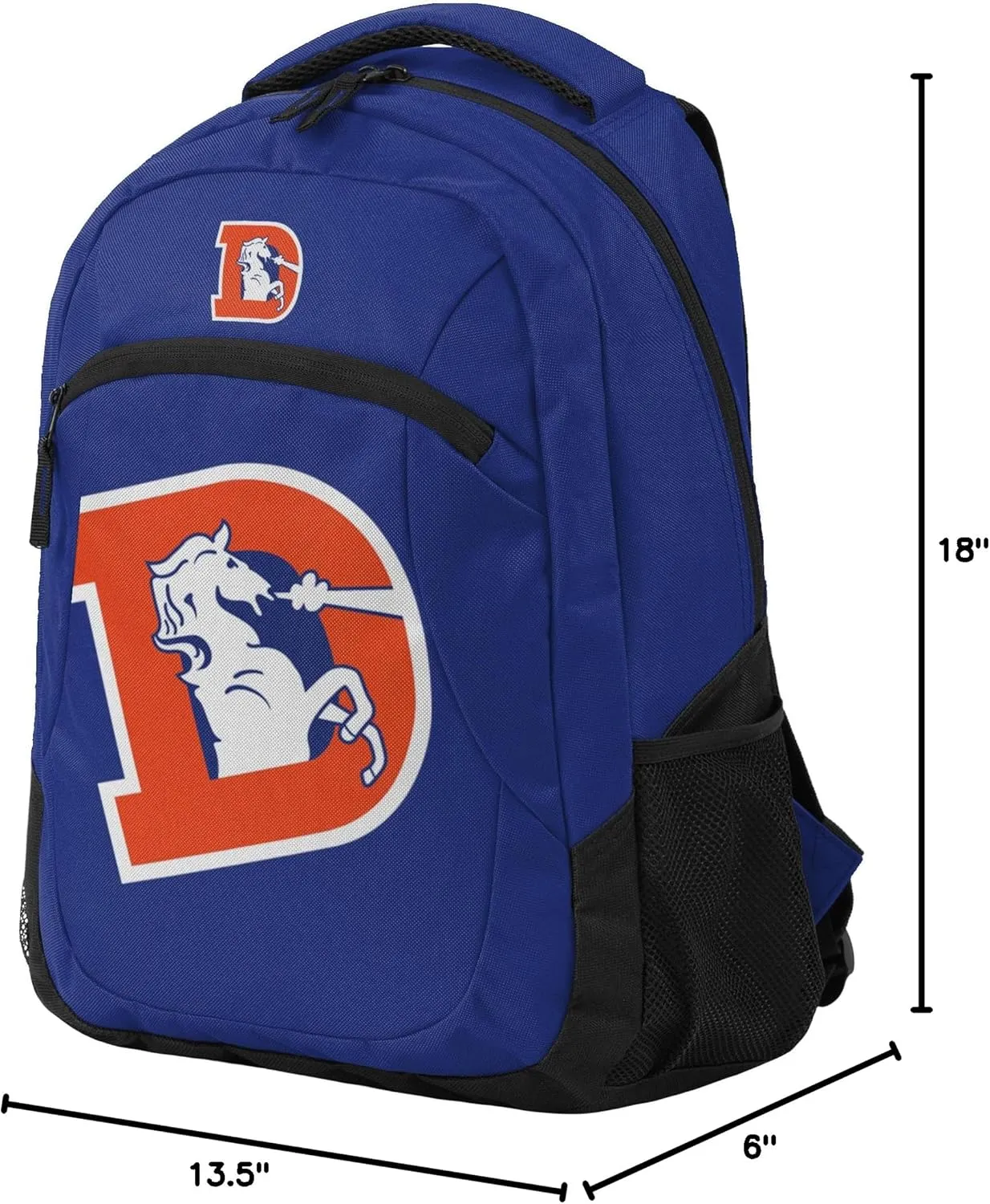 FOCO NFL Team Logo Action Backpack, Retro, One Size