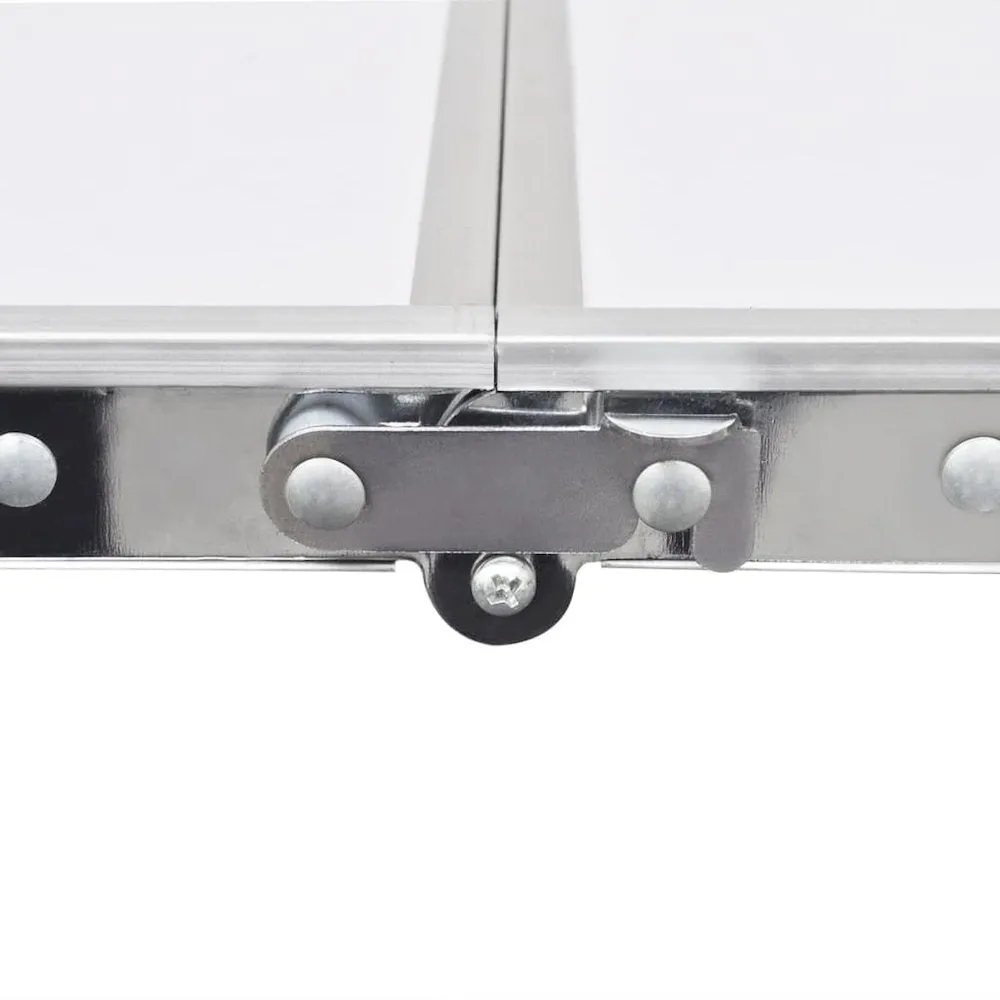 Foldable Camping Table Height Adjustable Aluminum 94.5''x23.6'' - vidaXL