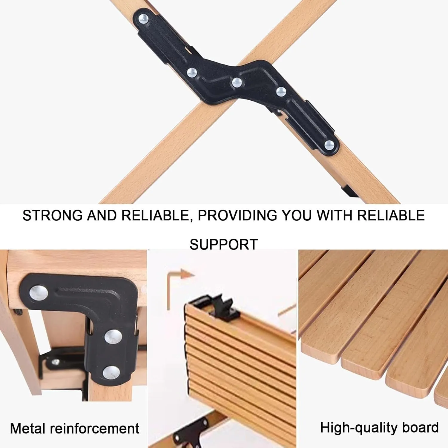 Folding Table Picnic Camping Table, Portable Roll Up Folding Dining Table, Lightweight Picnic Portable Table, for Travel Picnic Beach Party(Walnut,35.4 * 23.6 * 17.7in)