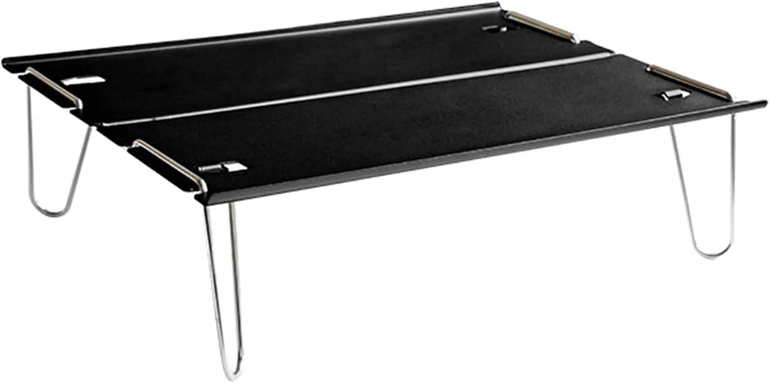 Folding Table, Small Folding Table Ultralight Compact Camping Table for Outdoor Backpacking Hiking Picnic Beach