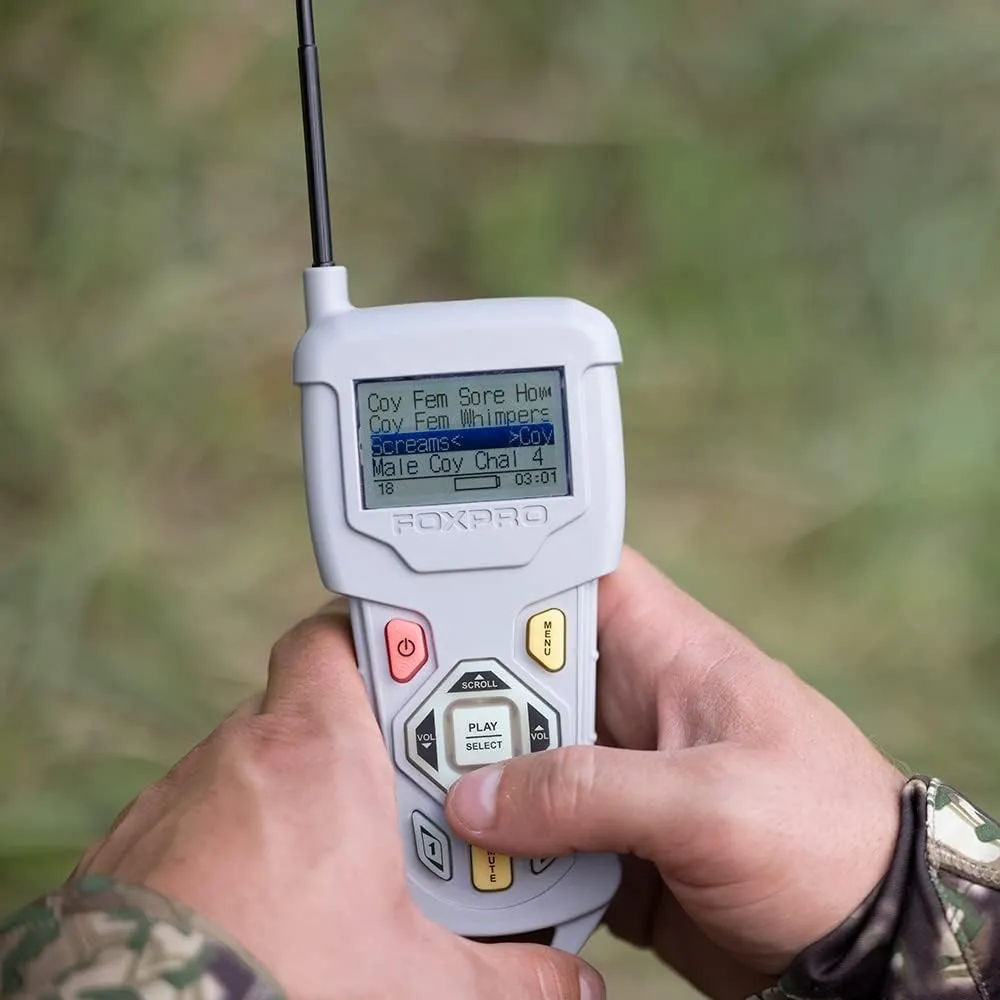 FOXPRO Electronic Predator Call - X Series - Coyote Call - Fox Call - Hog Call and More - Remote Operated and Programmable - American Made