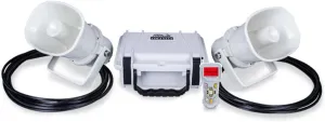 FOXPRO Snow Pro Electronic Snow Goose Game Call Comes with 2 External Speakers and Remote