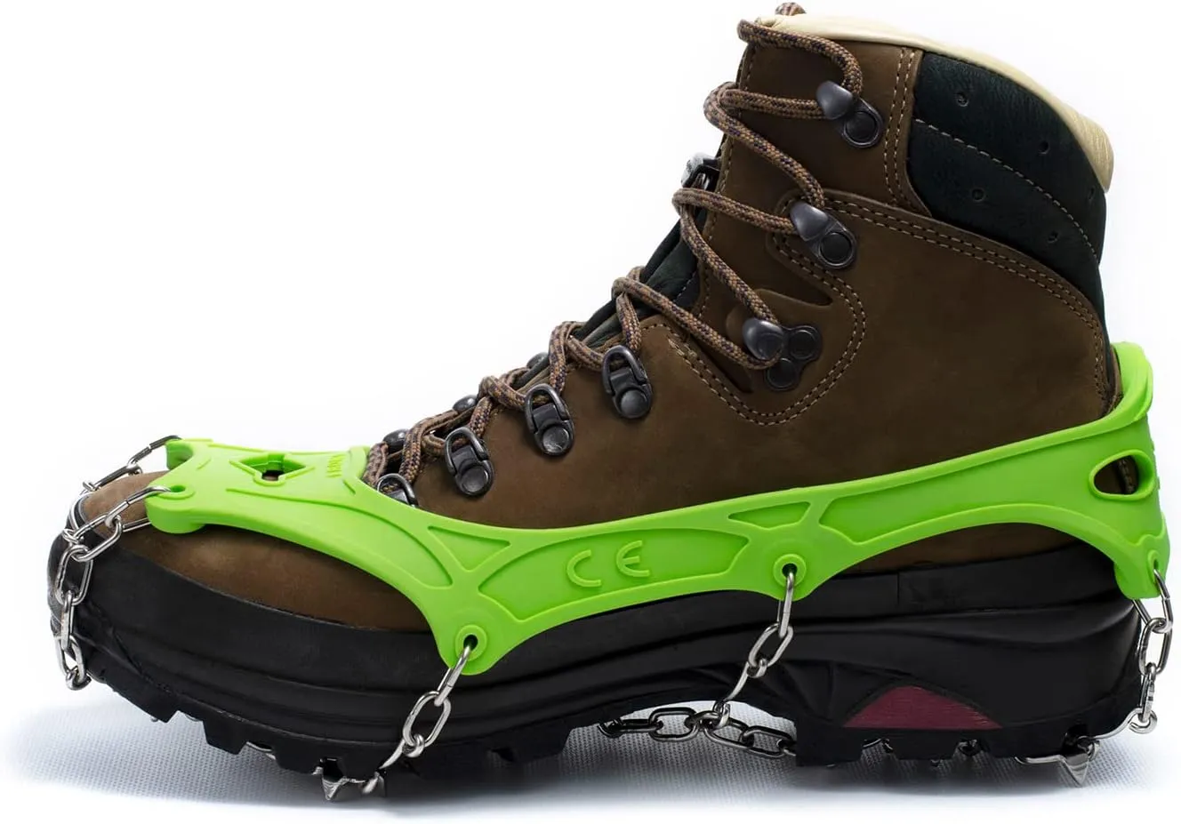 FreeSteps6 Crampon, Ice Cleat All-Purpose Traction System for Packed Snow & Ice Conditions