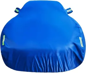 Full Car Cover for Nissan Qashqai J10 Visia/Acenta/I-Way/Tekna 2006-2013 Waterproof Breathable Hail Protector Sunscreen Rainscreen Outdoor All-weatherprotecti,Blue
